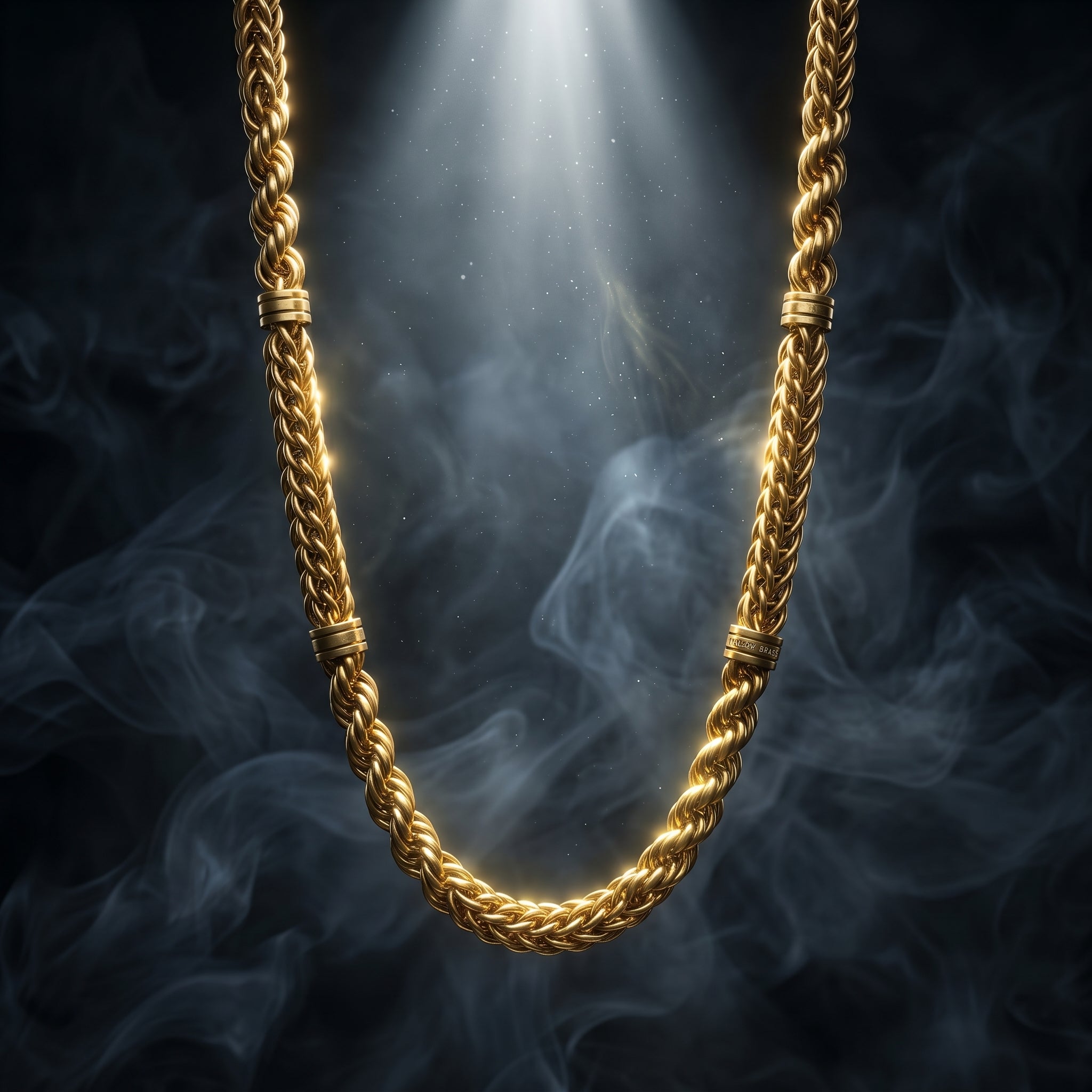 Hallow Brass Golden  Chain