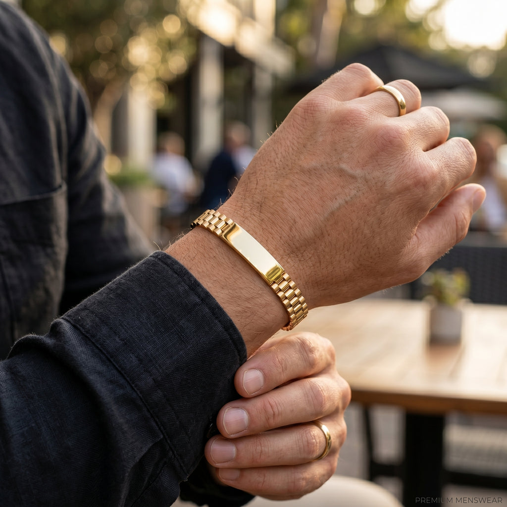 Stainless Steel Kada Open Cuff Bracelet for Men | Adjustable upto 8cm in diameter