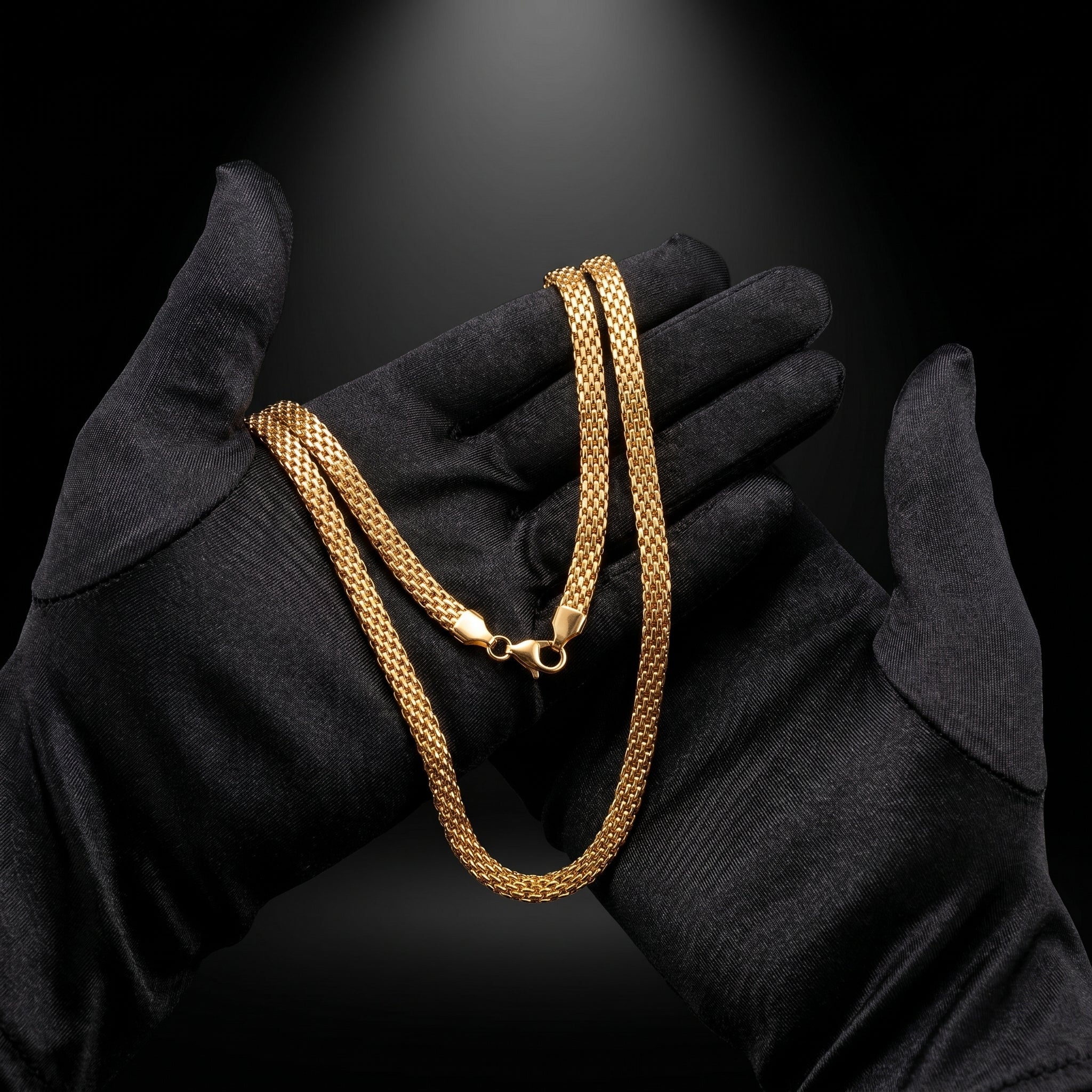 Multi-Strand Chain Necklace for Men, Length 21.5 inch | Width 6 mm | Weight 33 gram