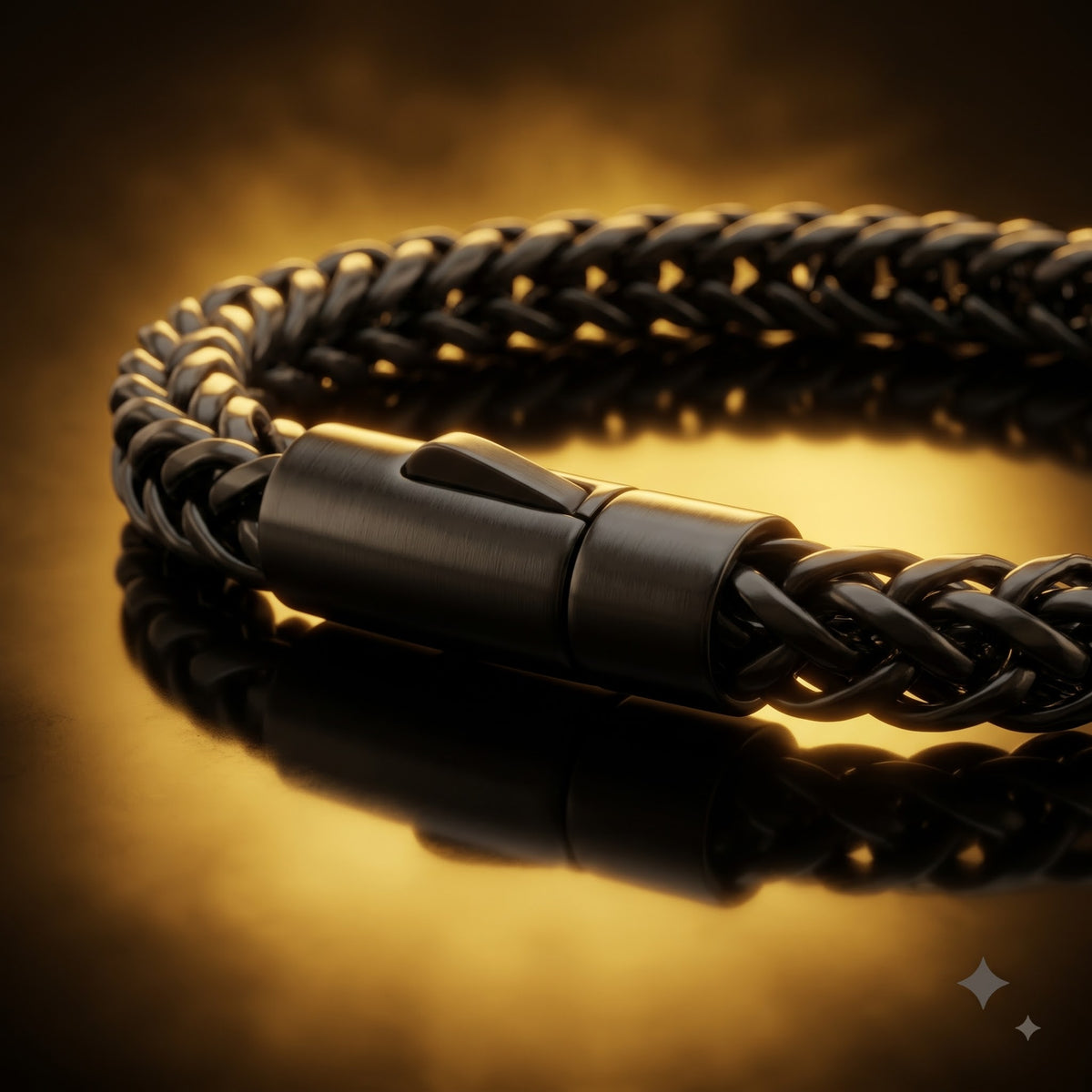 3D Cuban Link Bracelet with clasp lock – length 8.12 inch | width 6 mm | 30 Gram