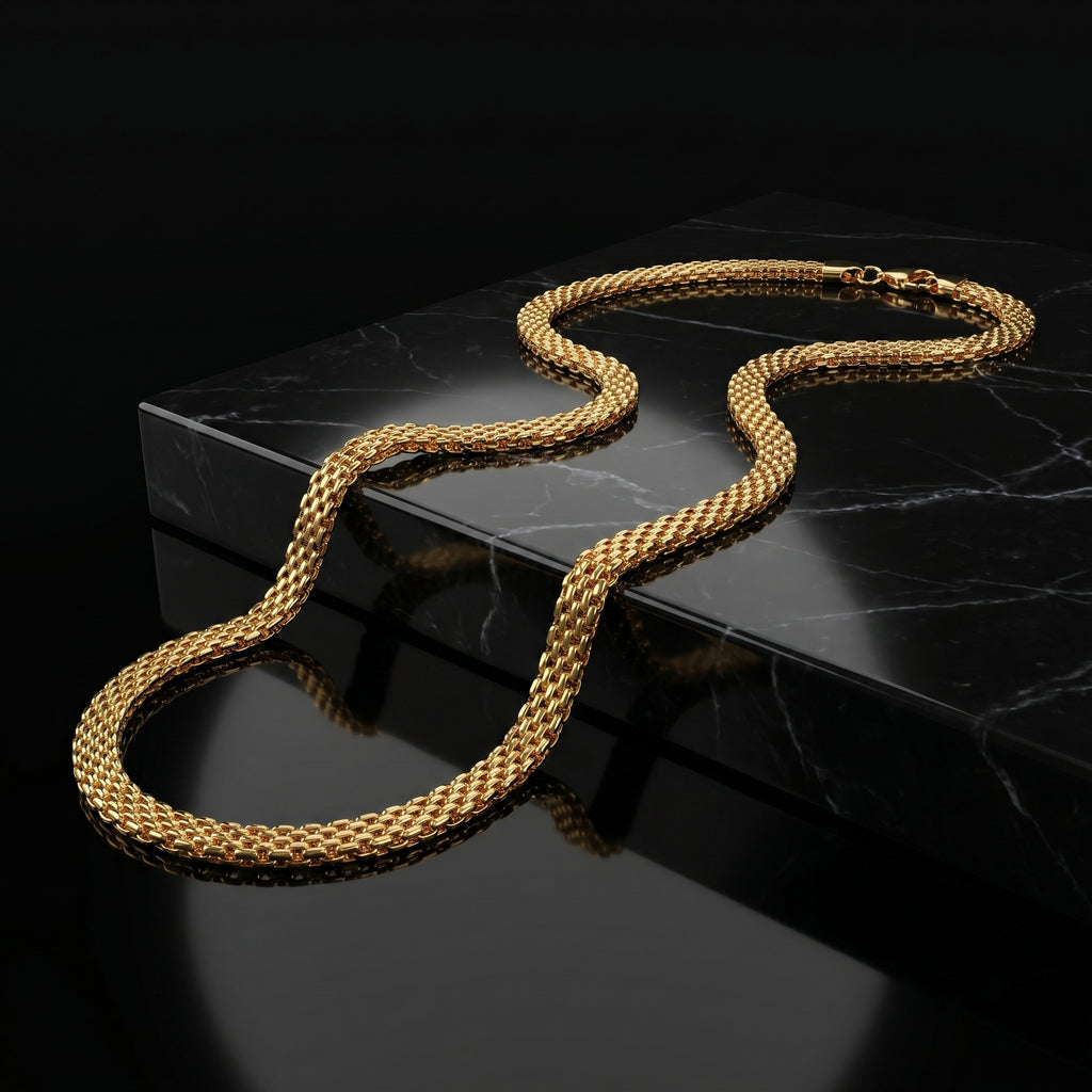 Multi-Strand Chain Necklace for Men, Length 21.5 inch | Width 6 mm | Weight 33 gram
