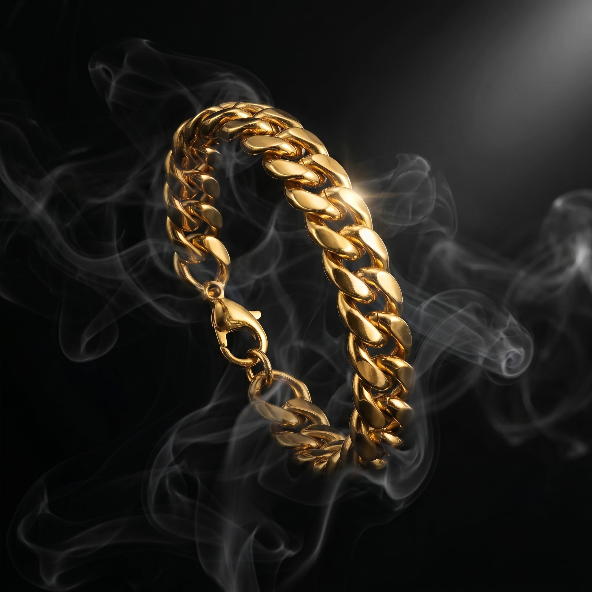 Cuban bracelet comes with 5 years of color warranty, Length 8.5 inch | Width 12mm