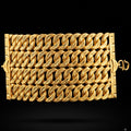 4-Line Diamond-Cut Cuban Link Chain Bracelet | Length 8.5 Inch | Width 7.7 cm | Weight 64 Gram