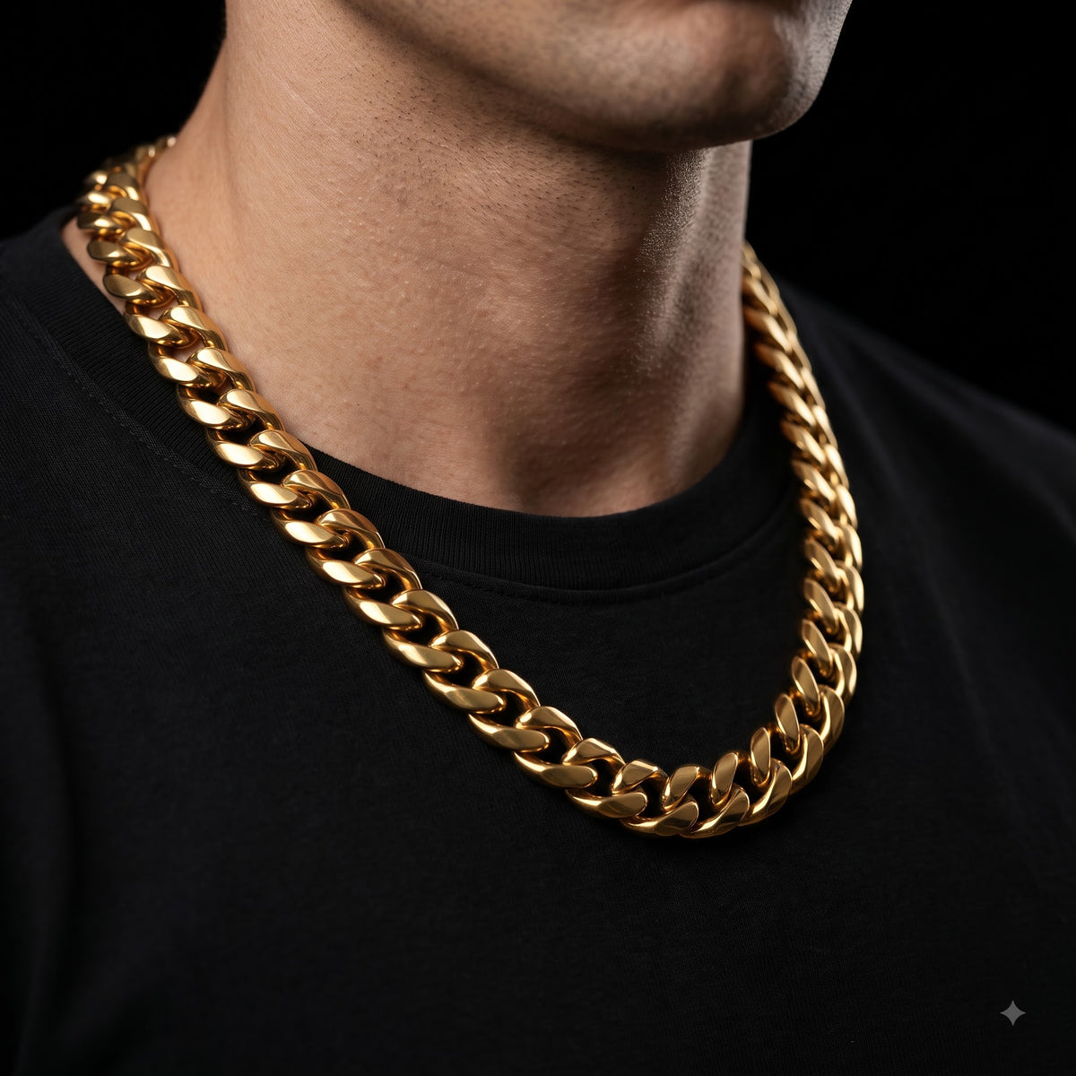 Cuban chain with 5 year color  Warranty with PVD Coating