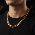Cuban chain with 5 year color  Warranty with PVD Coating