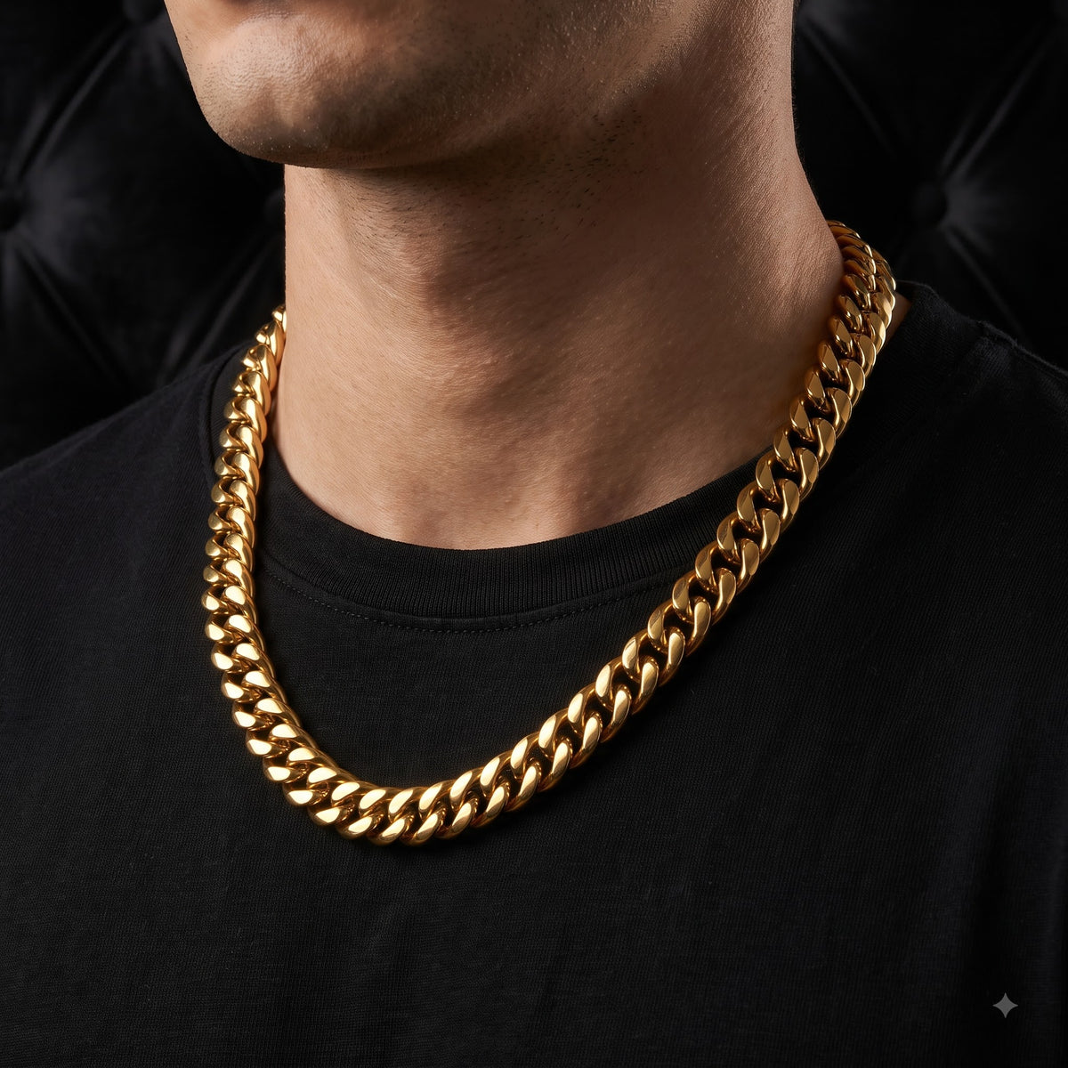 Cuban chain with 5 year color  Warranty with PVD Coating