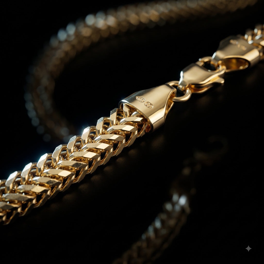 Double Cuban Link Chain 22K looks real gold plated, Length 21.6 inch | Width 6 mm | Weight 21 Gram