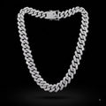 Iced Stone-Studded  Cuban Link Chain for Men | Length 19.6 Inch | Width 13 mm | Weight 73 Gram