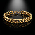 Cuban bracelet comes with 5 years of color warranty, Length 8.5 inch | Width 12mm
