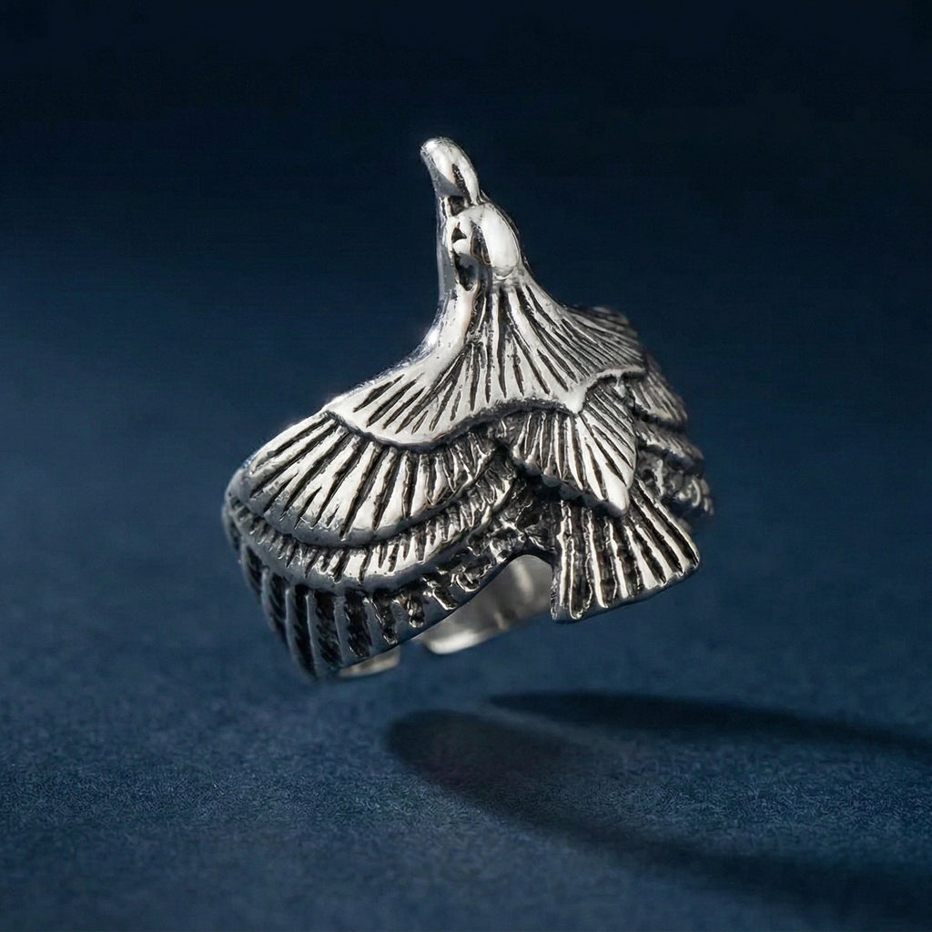 Eagle Ring made with Titanium steel, Adjustable size, fit to any one on any finger